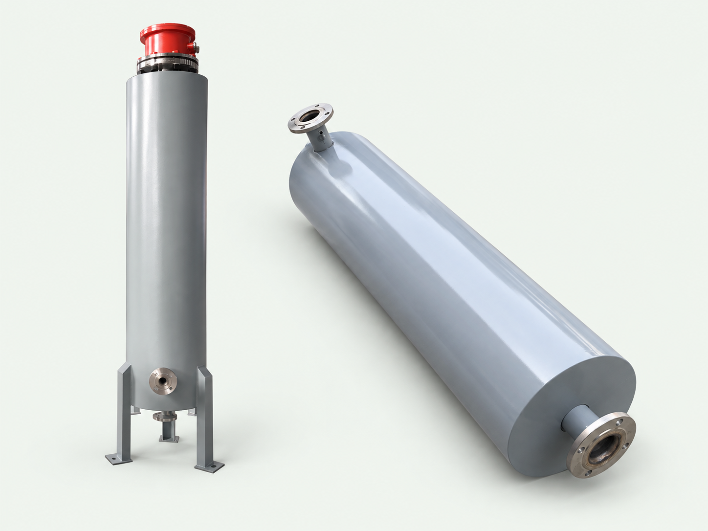 Circulation heater group: vertical heater and cylindrical assembly